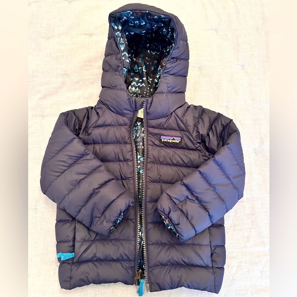 Patagonia 2T Reversible Down sweater hoodie